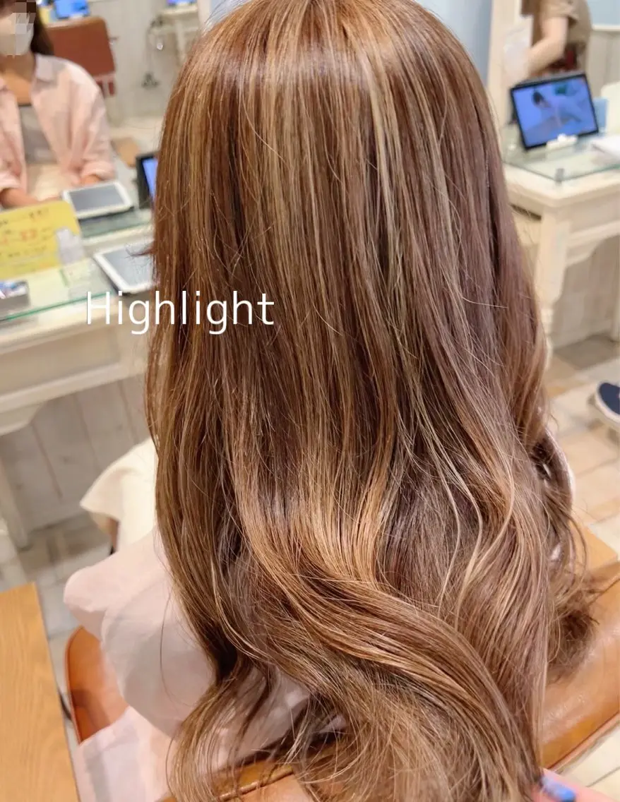 ロング カラー ハイライトカラー ハイライト ヘアアレンジ🪿イデ ミユウ🪿のヘアスタイル