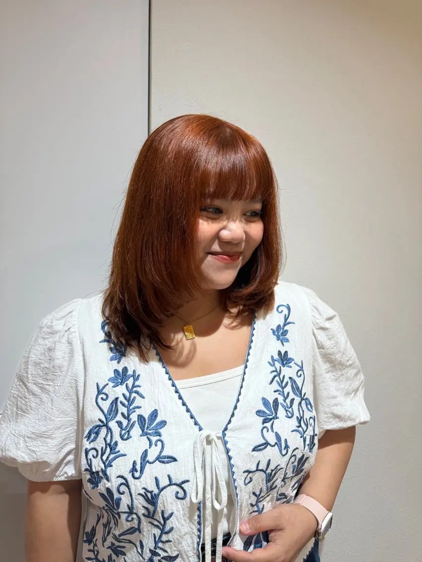 ロング カット ヘアカラー 山際 樹璃のヘアスタイル