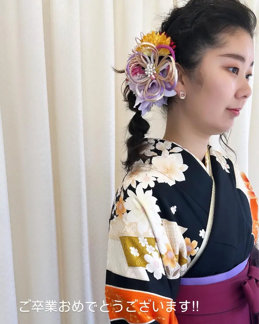 着付け 🌸スタイリスト 山浦美恵のヘアスタイル