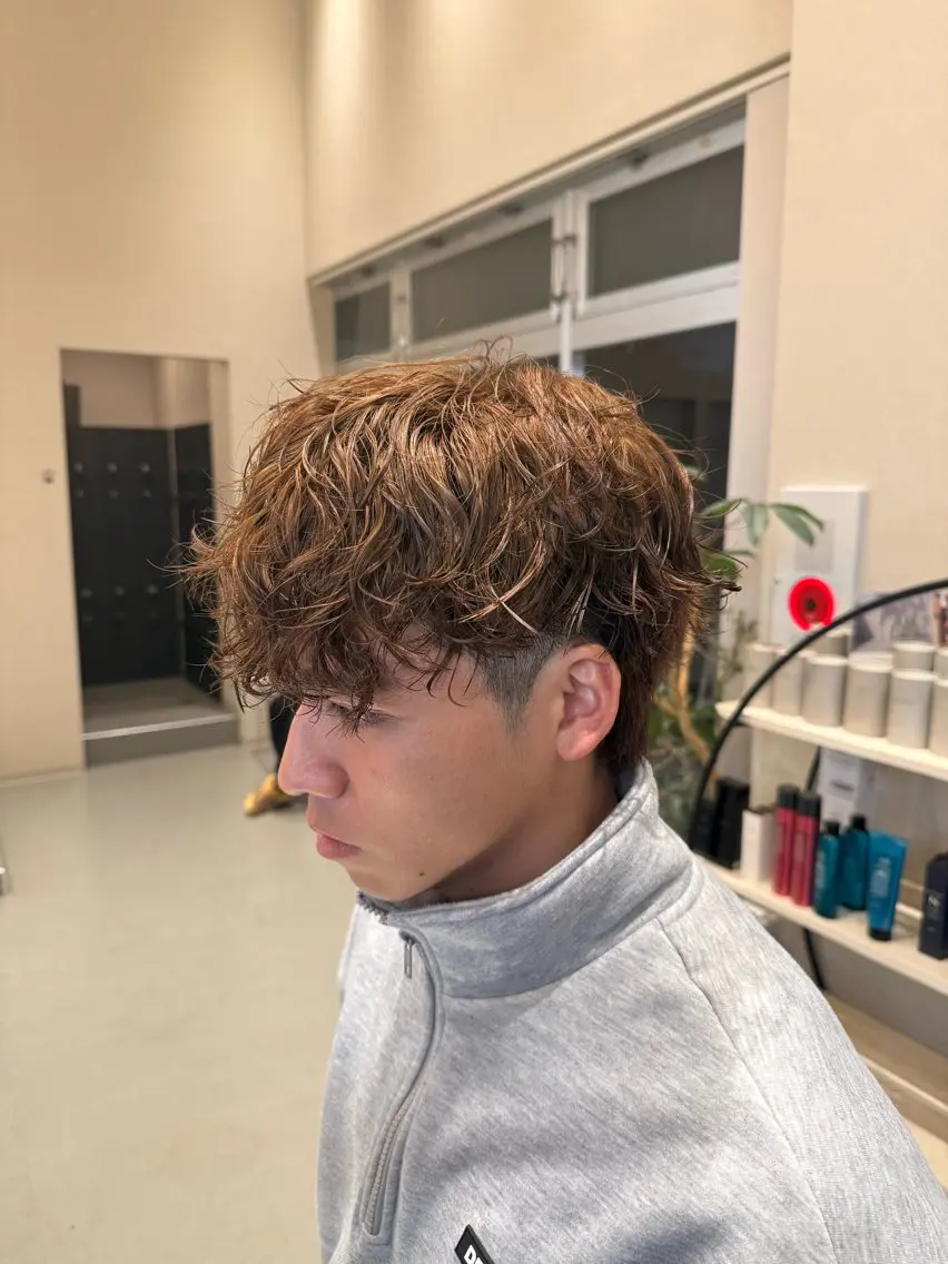 ショート カット ヘアカラー パーマ ✂️ステレオ知立✂️ 福田拓人⚽️のヘアスタイル
