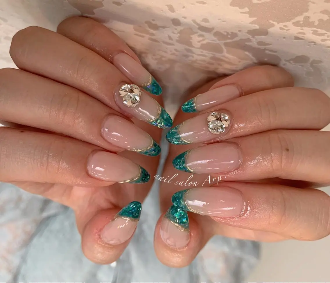 ネイル アートネイル ホログラムネイル ハンドネイル nail salon Arμ.のネイルデザイン