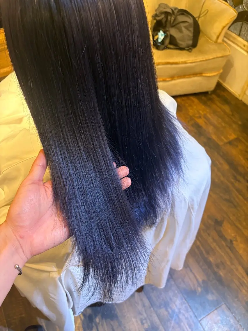 セミロング ヘアカラー モデル募集中⭐️佐藤 風斗のヘアスタイル