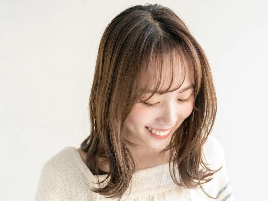 🩵学割U24🩵髪質改善カラー+オージュアトリートメント【新宿/髪質改善/美髪/学割】の写真