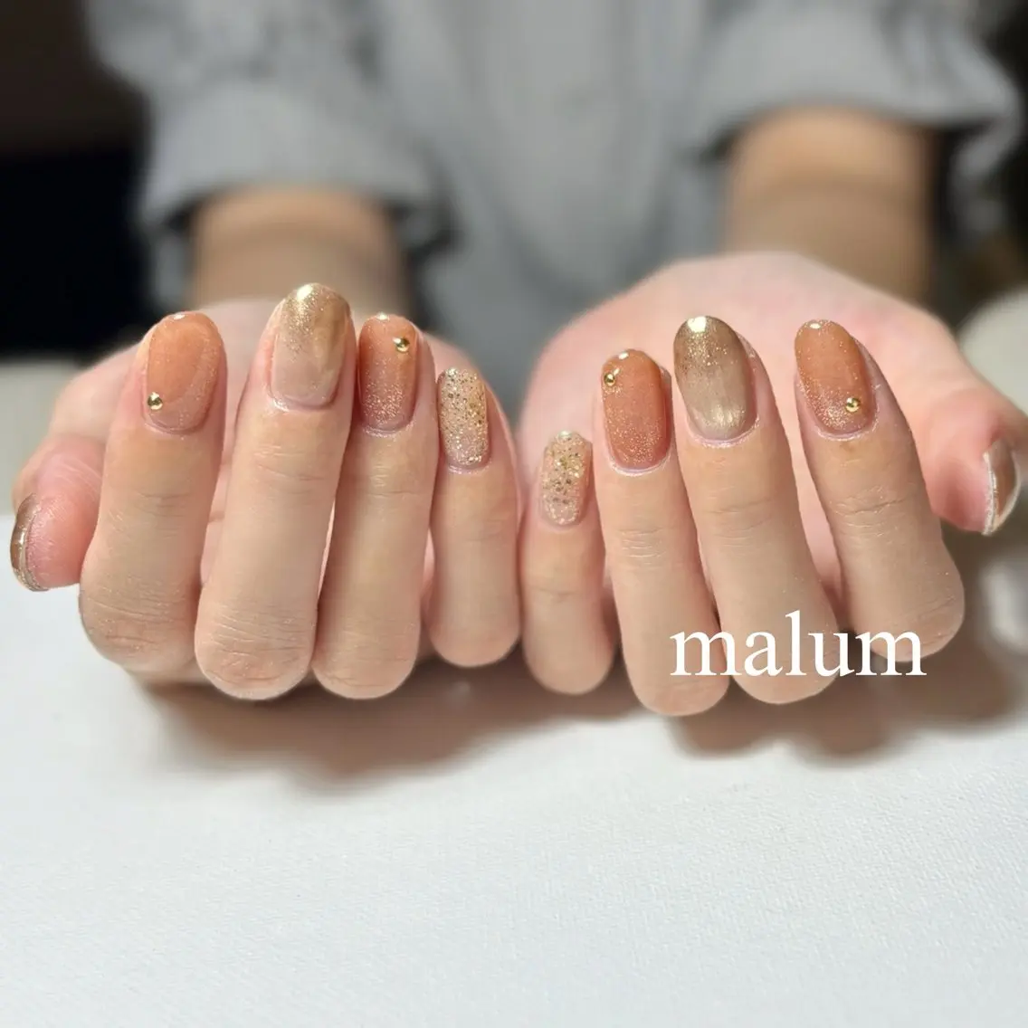 ネイル ハンドネイル malum nailのネイルデザイン