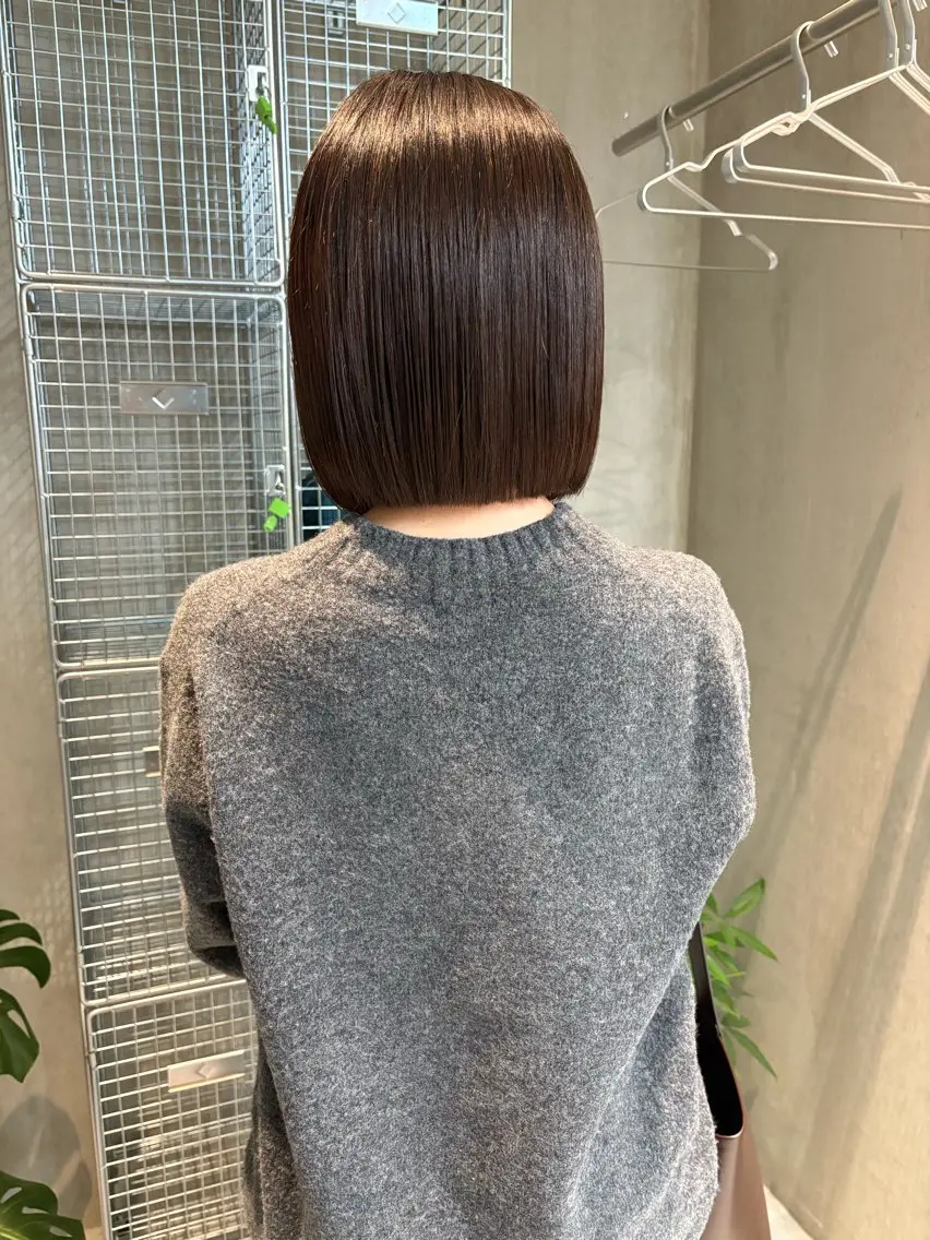 ショート ボブ マツイ モモノのヘアスタイル