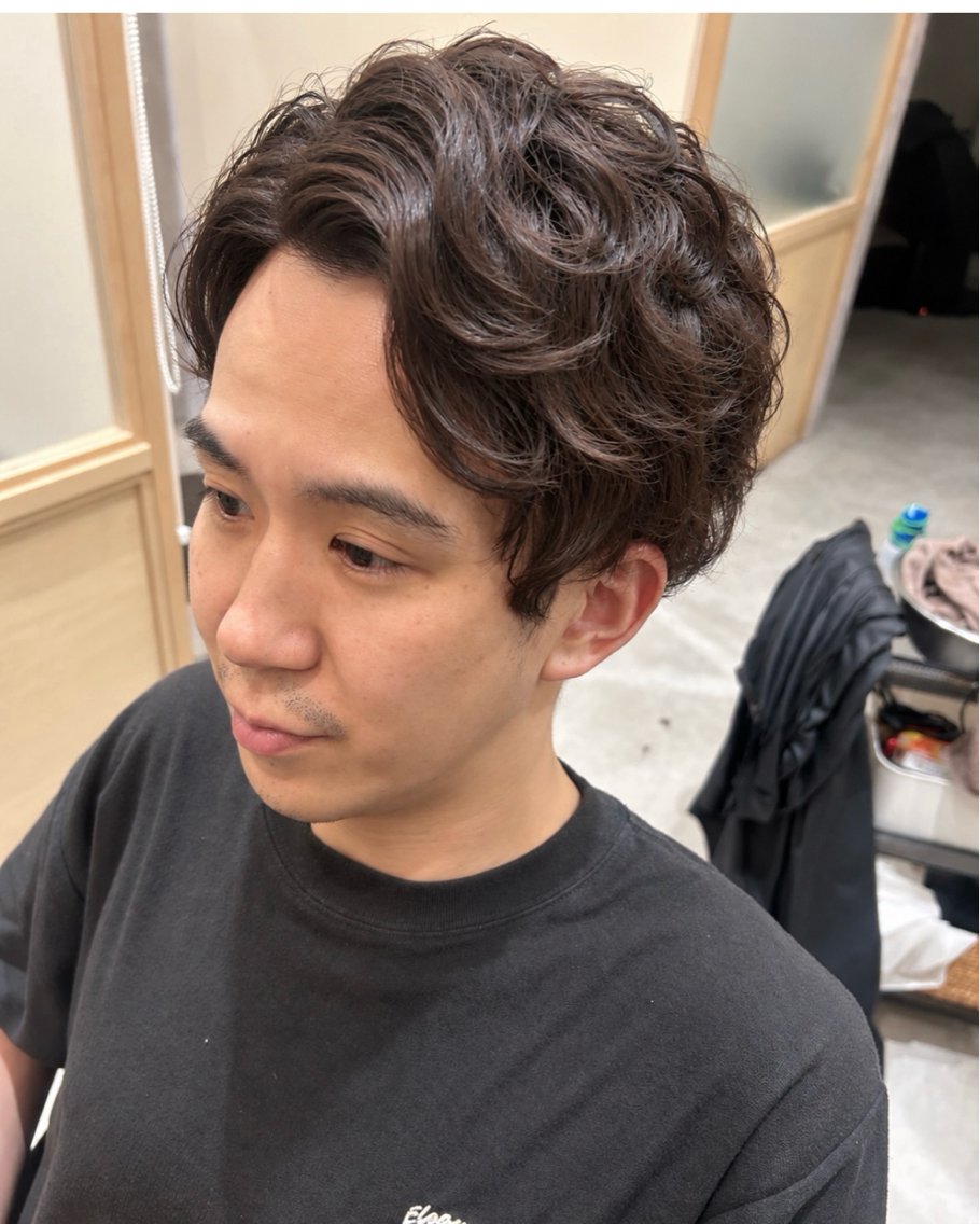 ショート パーマ 髪質改善 トリートメント カット パーマ 久木原 ゆりのヘアスタイル