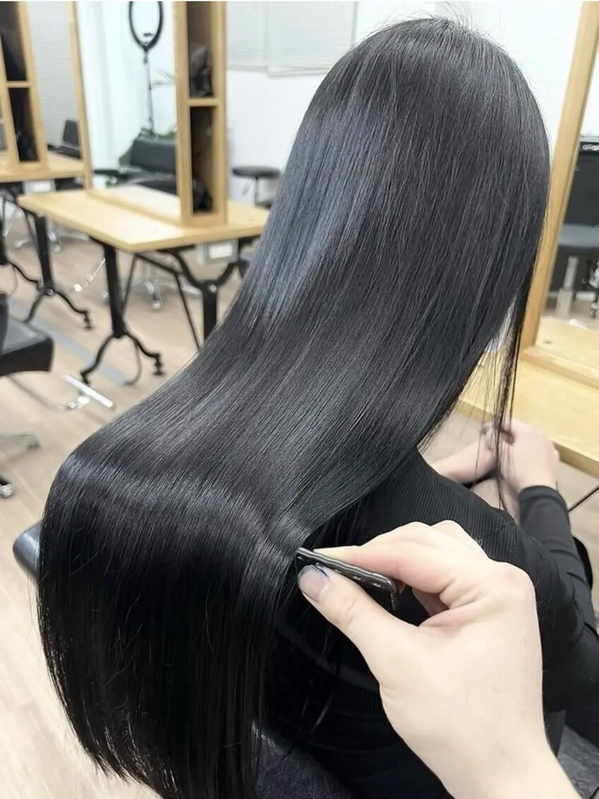 ロング 髪質改善 トリートメント トリートメント 橋本 もっさんのヘアスタイル
