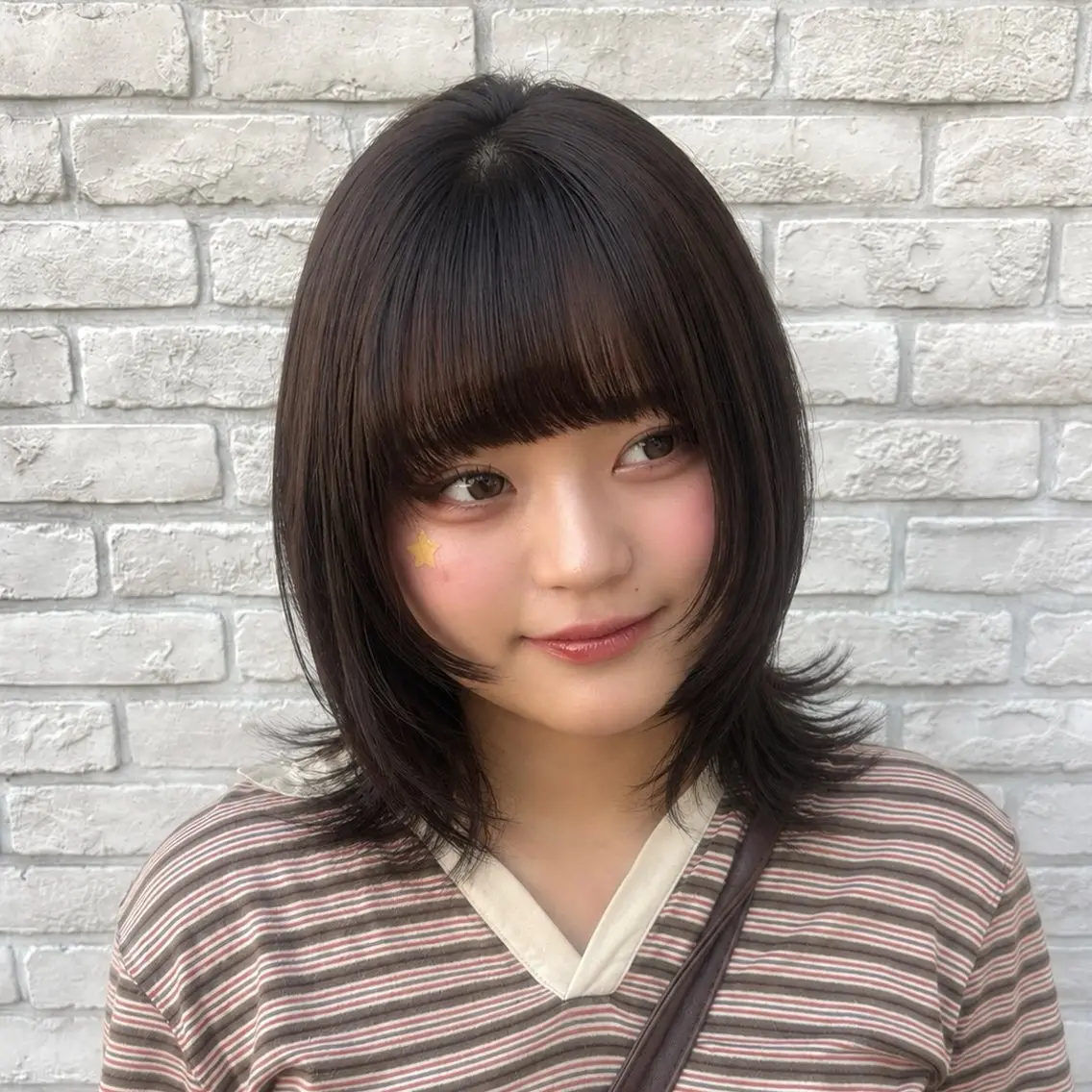 セミロング ヘアカラー 海外/カラー 🫦🤎/kannaのヘアスタイル