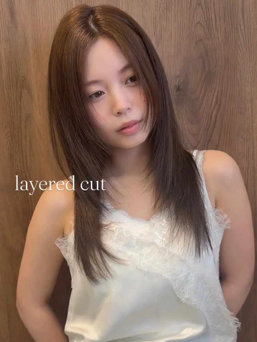 ロング カット ヘアカラー トリートメント K-two谷町🪿 hinaのヘアスタイル