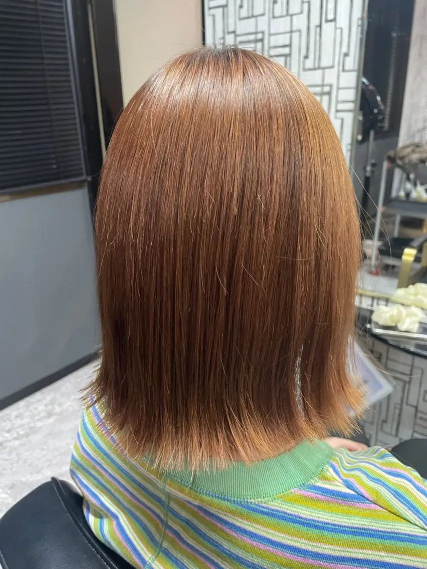 ワンカラー［あごまで］＋炭酸スパ🌟の写真