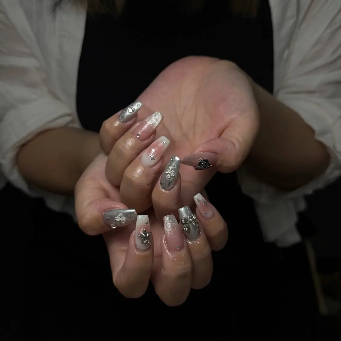 ネイル 長さ出し ジェルネイル 持ち込み オフィスネイル ワンカラーネイル ハンドネイル Michi Nail Ikebukuroのネイルデザイン