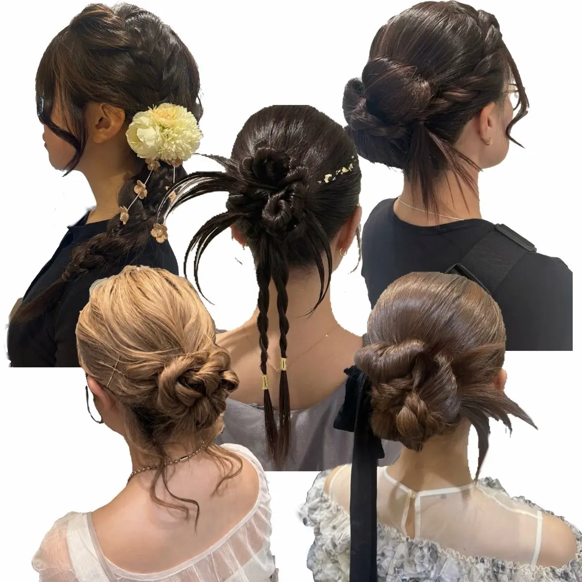 ヘアアレンジ ヘアセット ブリーチカラー/ ヘアセット/エクステのヘアスタイル