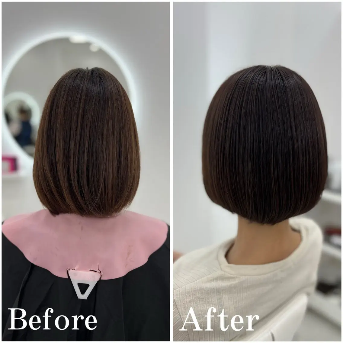 ショート カラー カット ヘアカラー トリートメント ✄﻿aini天王寺 ✄﻿ゆ乃のヘアスタイル