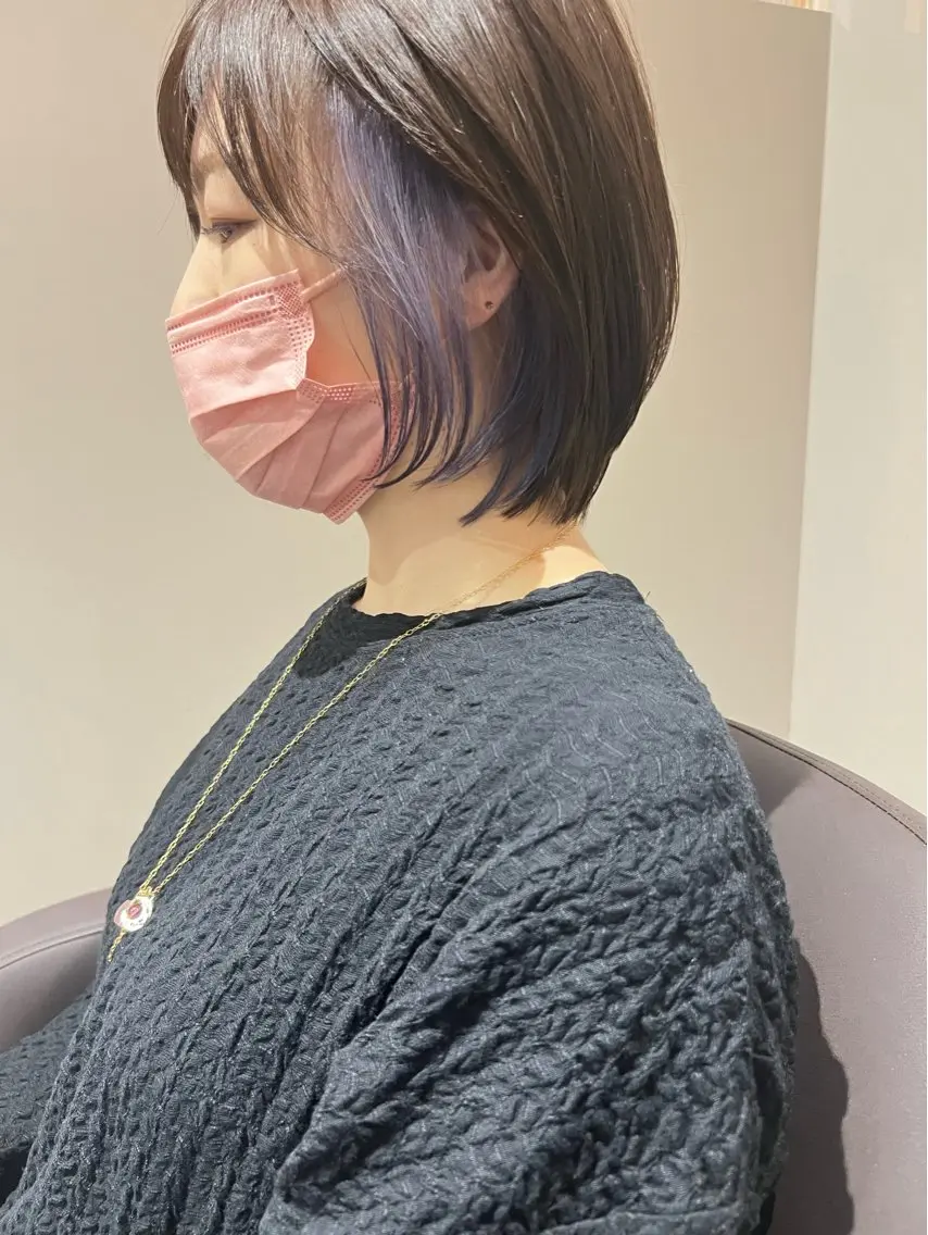 ショート ボブ 髪質改善 韓国風ヘア レイヤーカット ショートヘア suii..hair designのヘアスタイル