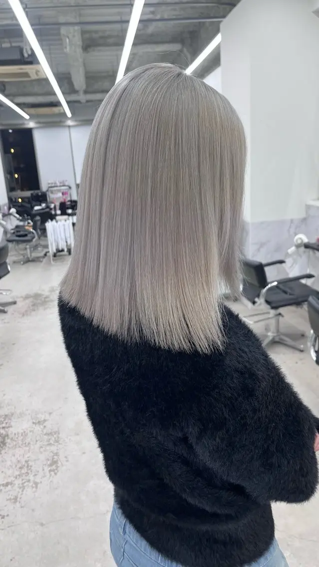 カラー ブリーチ ハイトーンカラー ヘアカラー ブリーチ/ハイトーン 名古屋栄 リカのヘアスタイル