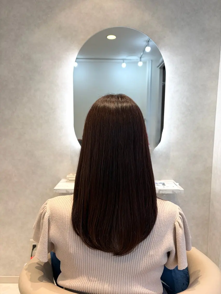 ロング カラー トリートメント カット ヘアカラー トリートメント 髪質改善/白髪染め ヘッドスパ/片岡良太のヘアスタイル