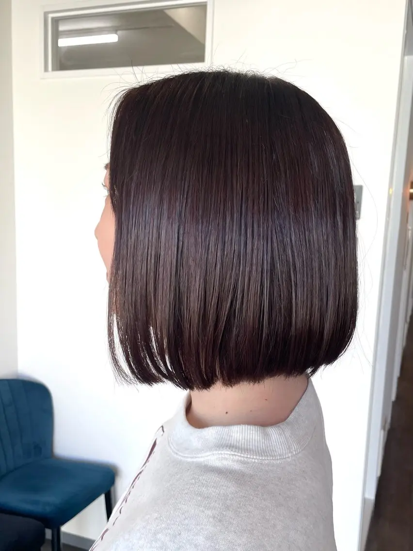 ショート カラー ブラウンカラー ボブ カット ヘアカラー トリートメント kitin 吉祥寺 山岸花のヘアスタイル
