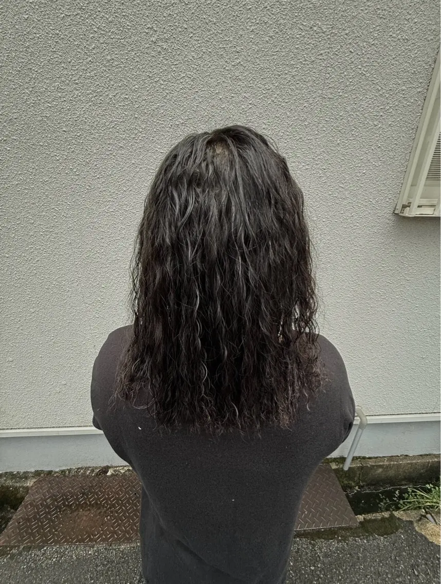 ミディアム パーマ ヘアアレンジ 大立 七夏のヘアスタイル