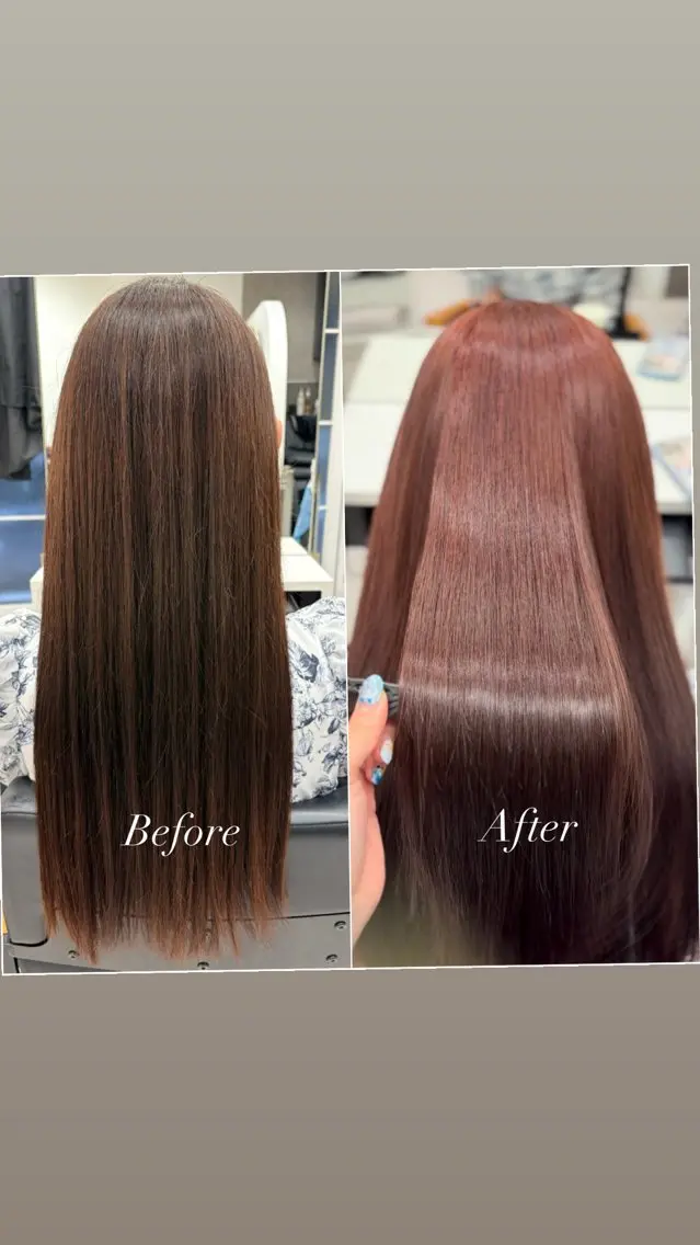 カラー ヘアカラー 💎yuina🦋 透明感カラーのヘアスタイル