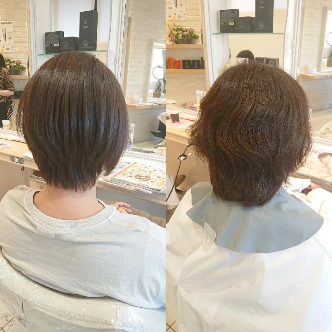 ショート パーマ 縮毛矯正 宮本 秀人のヘアスタイル