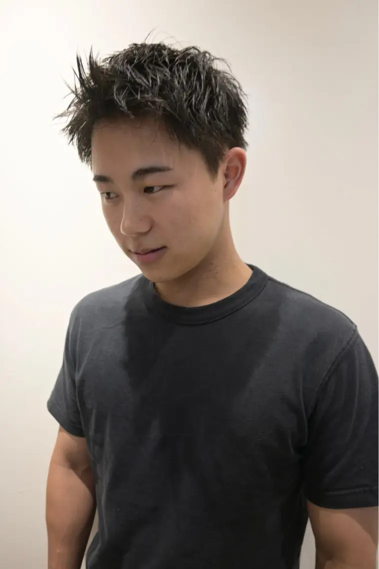 ショート メンズ カット 田中 遥陽のヘアスタイル