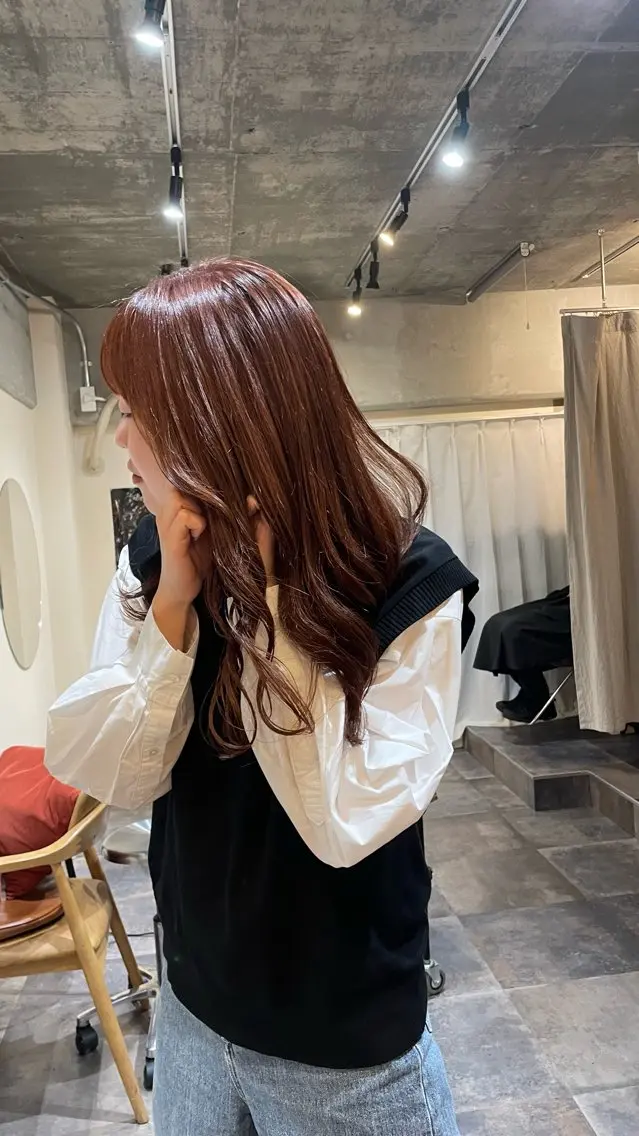 ロング カラー カット ヘアカラー トリートメント 鎌田卓也/髪質改善 /透明感カラーのヘアスタイル