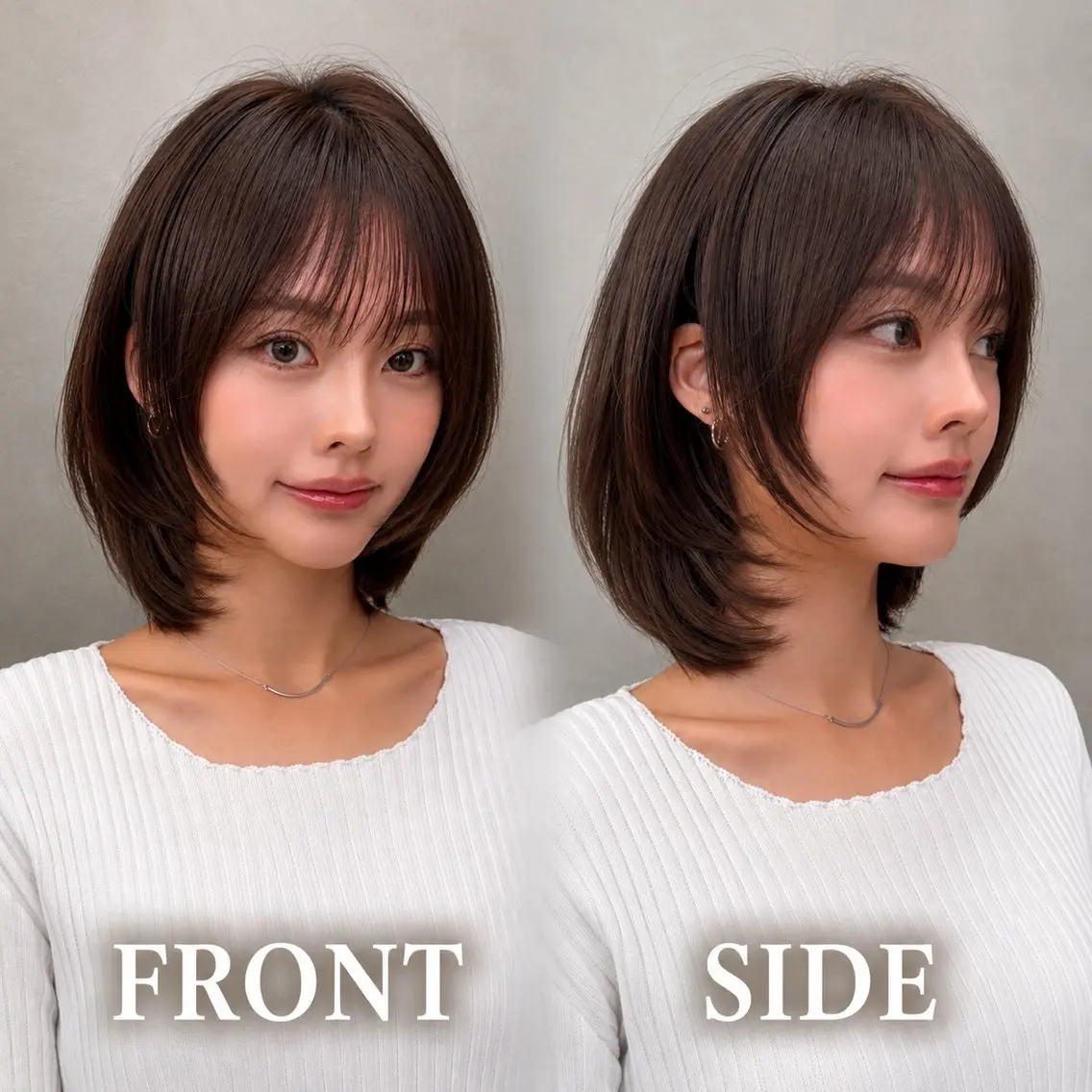 ミディアム カラー カット ヘアカラー トリートメント 🩷小川大輔🩷 ボブ/インナーカラーのヘアスタイル