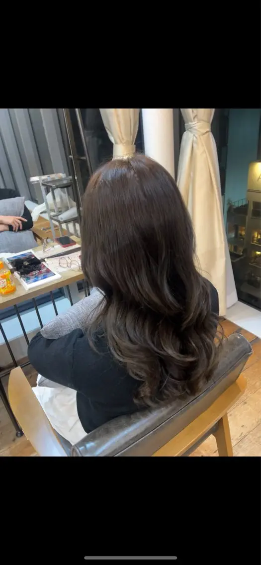 カラー オリーブカラー ヘアカラー 東茉央/レディース パーマ🧸銀座のヘアスタイル