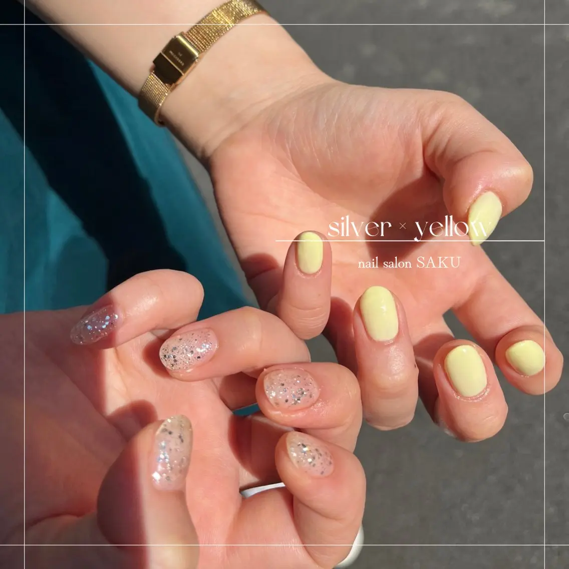 ネイル ニュアンスネイル シンプルネイル SAKU nail 作島茜のネイルデザイン