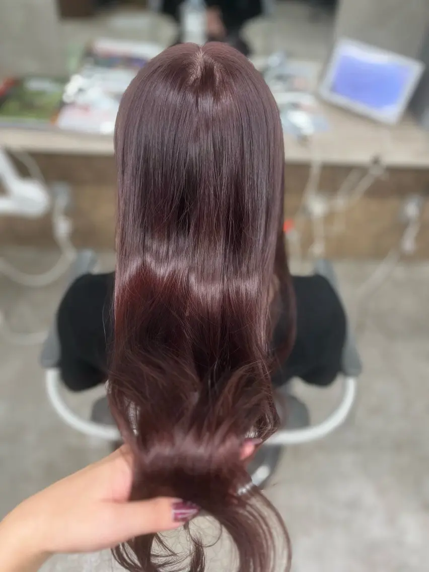 ロング カラー ヘアカラー トリートメント 多系統似合わせ/ tsuburaのヘアスタイル