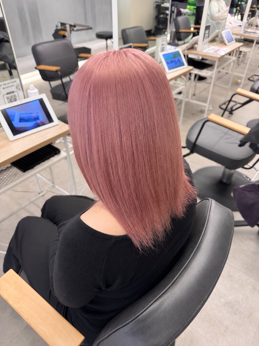 ミディアム ヘアカラー 似合わせカラー/ ハイトーン/ゆい🌟のヘアスタイル