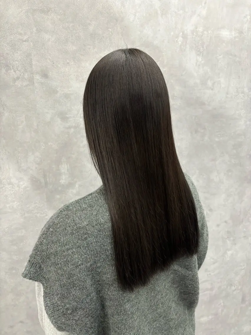セミロング カット ヘアカラー トリートメント NUMBER 天王寺YUYAのヘアスタイル