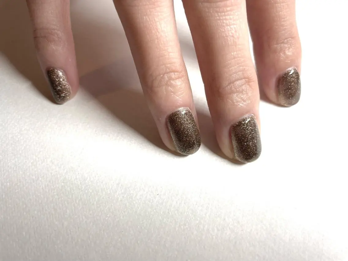 ネイル ラメ(グリッター) マグネットネイル ハンドネイル le_rire _nailのネイルデザイン
