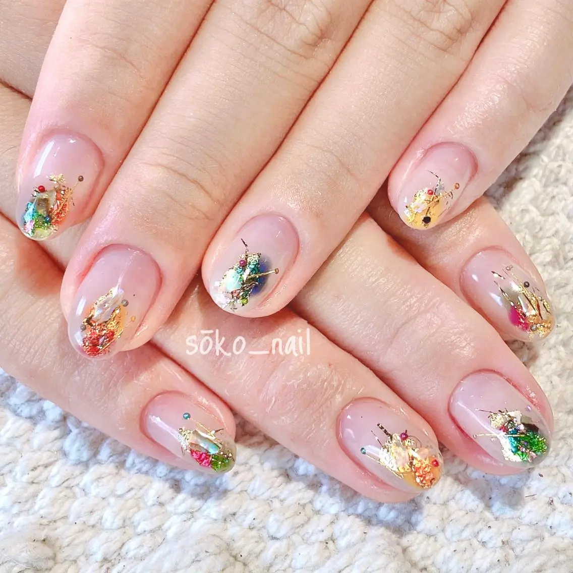 ネイル ハンドネイル megu  / sōko nailのネイルデザイン