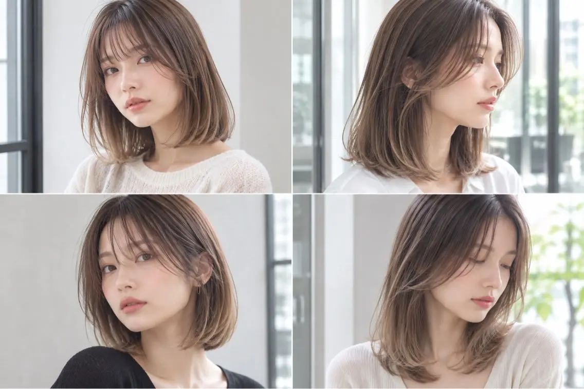 ミディアム Garden 浅草蔵前のヘアスタイル