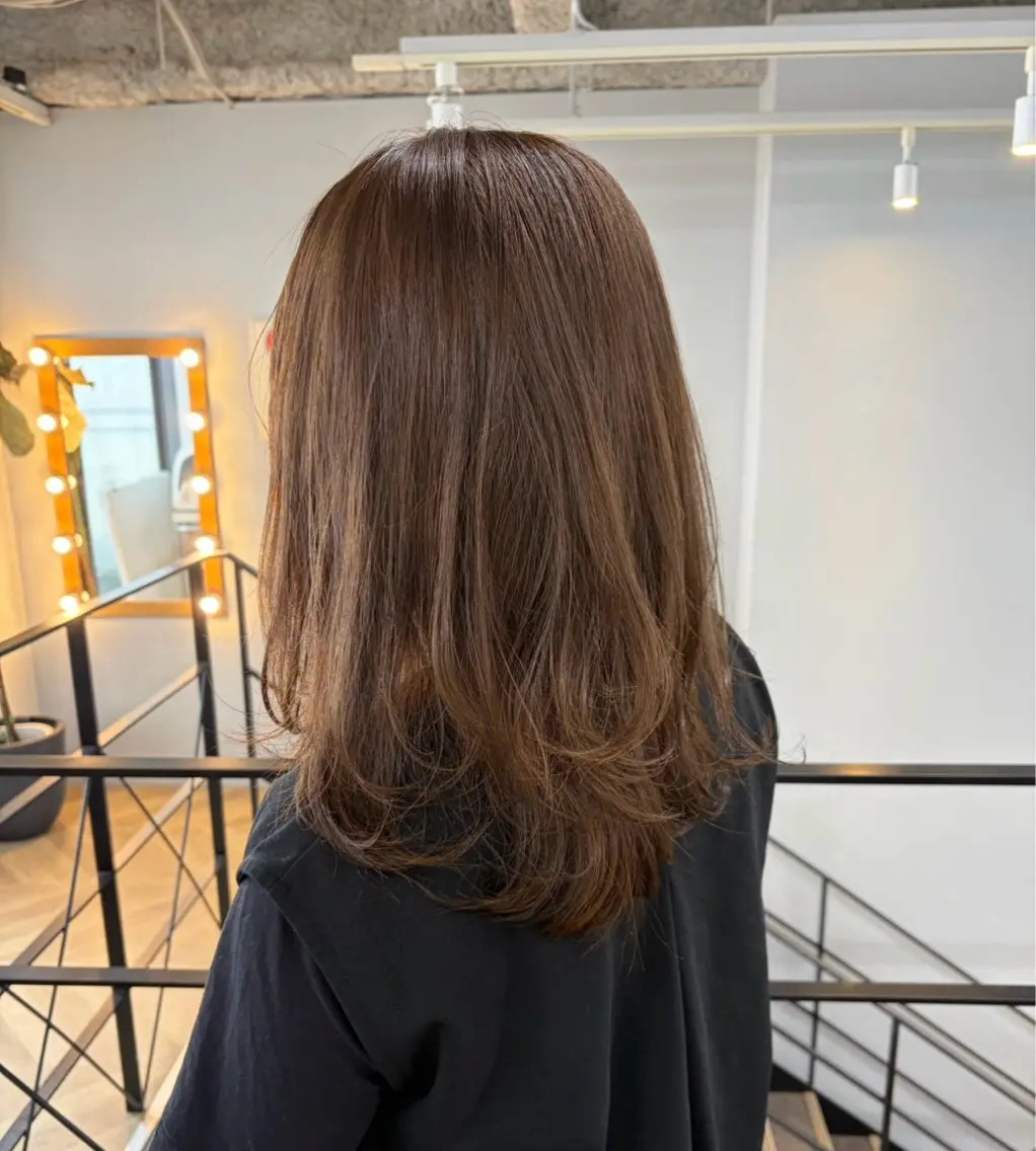 カラー ヘアカラー 伏見/透明感カラー seikaのヘアスタイル