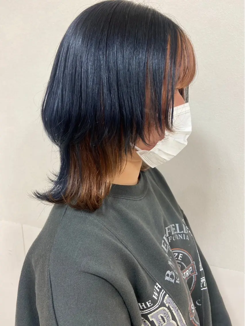 セミロング カラー 艶髪/ハイトーン ️🫧rino🫧のヘアスタイル