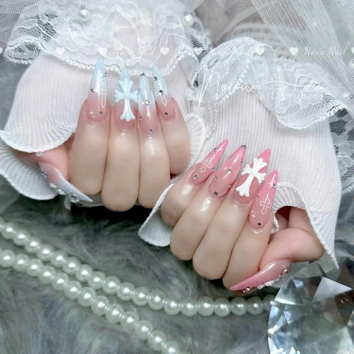 ネイル ハンドネイル ハンドケア Nova Nail Nambaのネイルデザイン