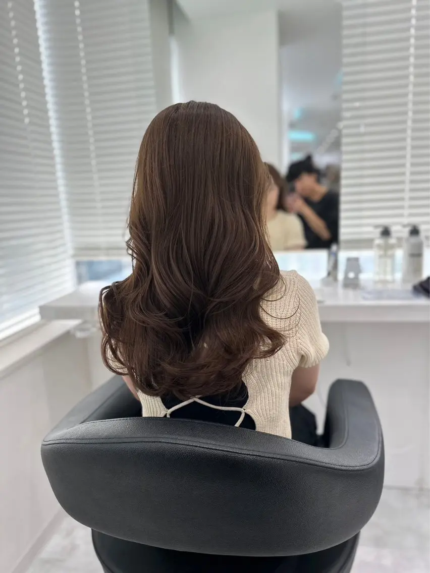 ロング カラー ヘアアレンジ 🎀 yuuka🎀のヘアスタイル