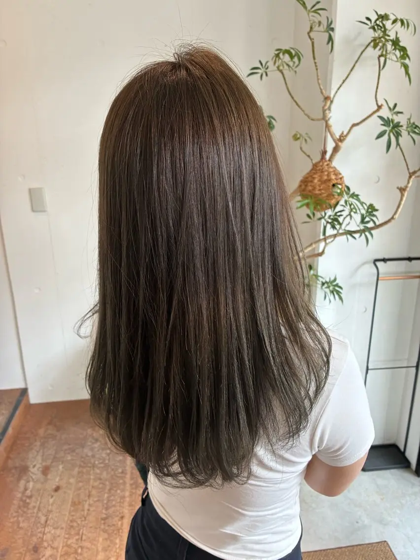 カラー ヘアカラー linna / 高槻 /透明感カラーのヘアスタイル