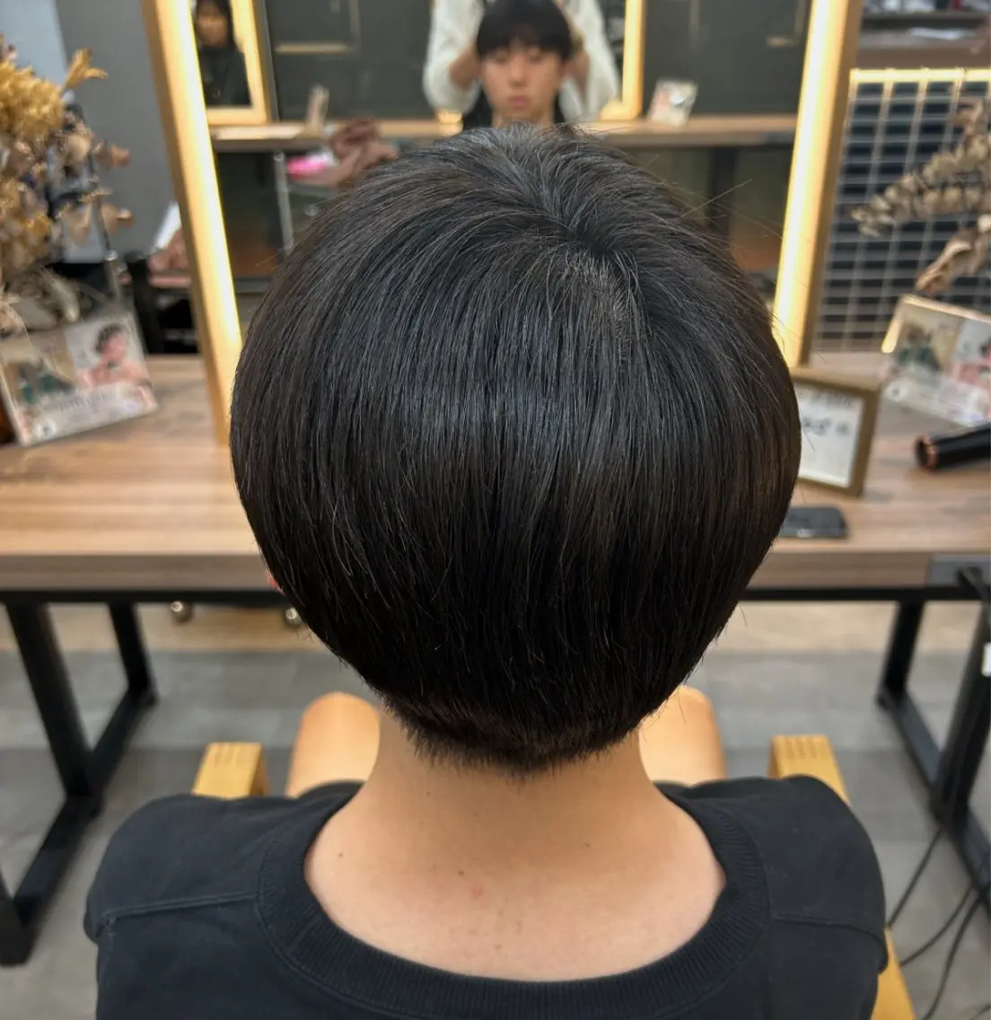 パーマ メンズ 縮毛矯正 レイヤー/ハイトーン 艶感/ririkaのヘアスタイル