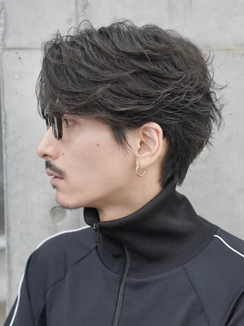 パーマ メンズ カット パーマ 髙村 心のヘアスタイル