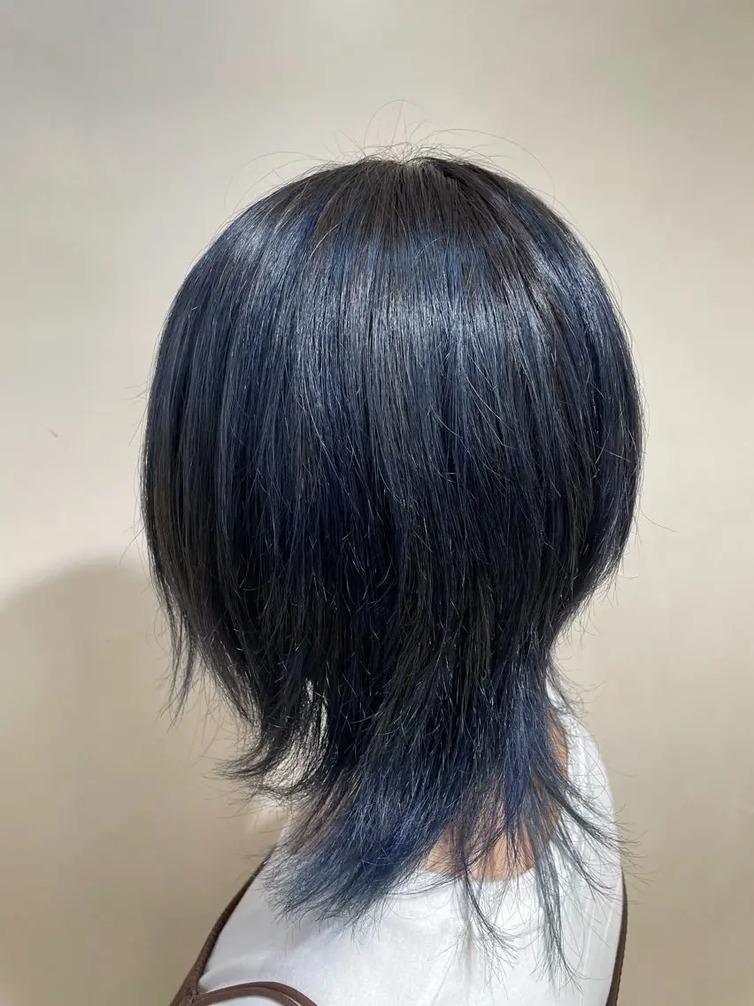 ミディアム カラー ヘアカラー 山川 大翔のヘアスタイル