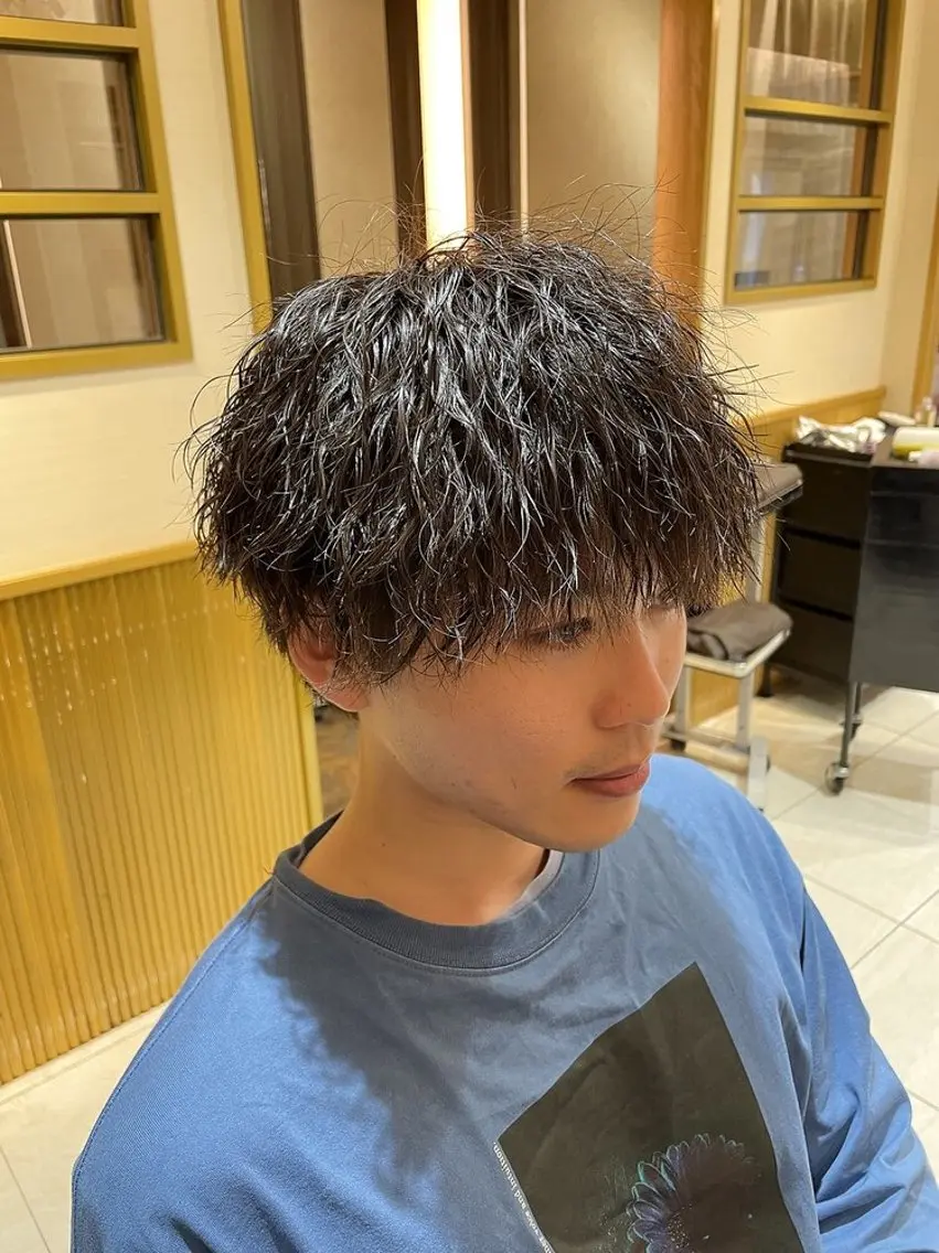 メンズ Earth 横峯陽生のヘアスタイル