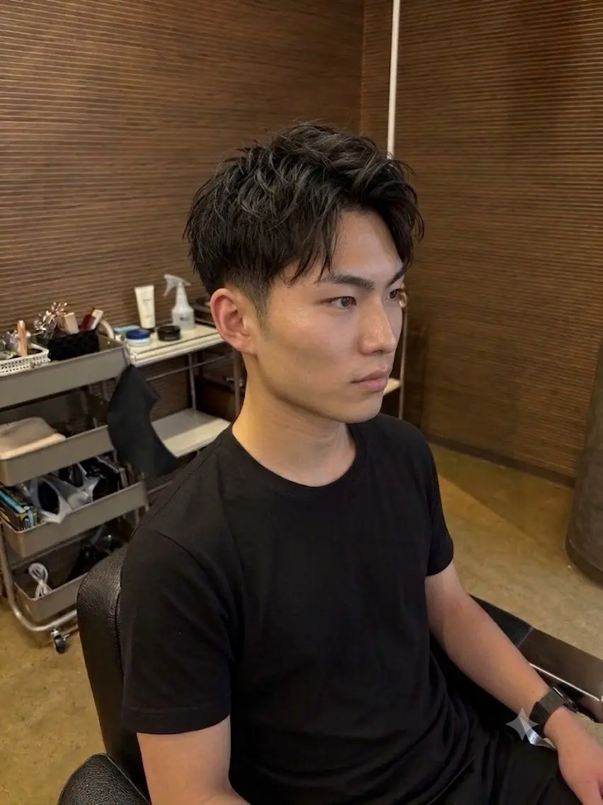 ショート メンズ 衛藤 星芭／カット無料天神のヘアスタイル