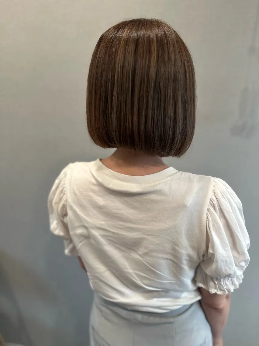 ショート カラー カット ヘアカラー トリートメント K Harukaのヘアスタイル