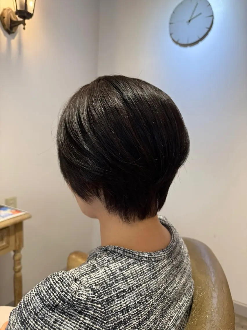 ショート ハンサムショート 髪質改善 ショートヘア ヘアカラー 髪質改善/似合わせ /芝 圭佑のヘアスタイル