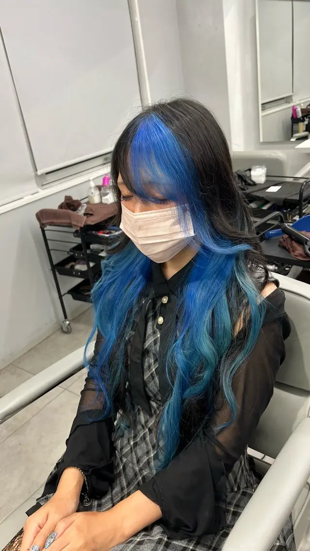 ロング カラー インナーカラー モデル募集✨️NOAのヘアスタイル