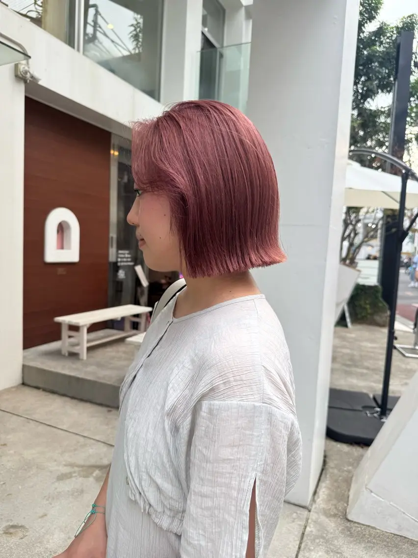 セミロング カラー ヘアカラー トリートメント Lomalia 🤍🫧/makoのヘアスタイル