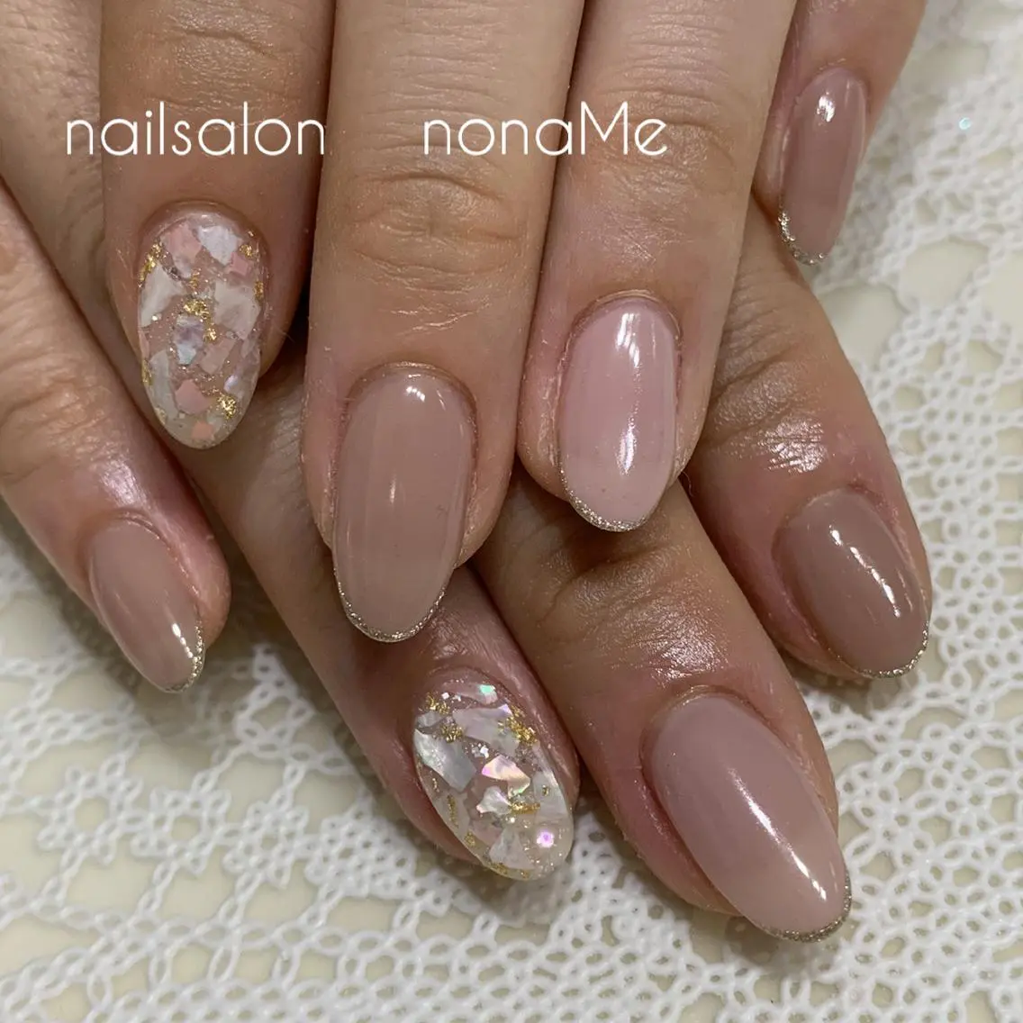 ネイル アートネイル シンプルネイル nonaMe 森のネイルデザイン
